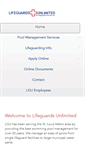 Mobile Screenshot of lifeguardsunlimited.com